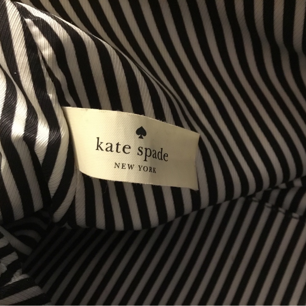 Kate Spade Pebbled Leather Black/Tan Crossbody Bag - Picture 11 of 13